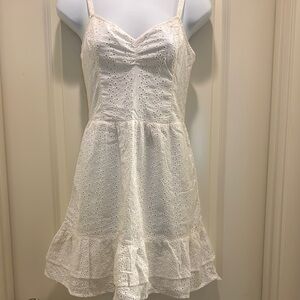 Hollister White Eyelet Dress